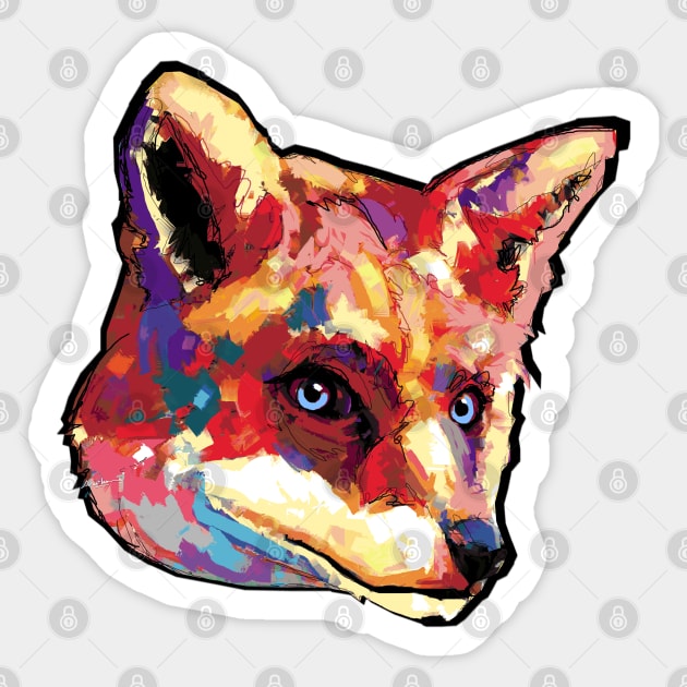 Fox Sticker by mailsoncello